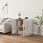 vidaXL Sideboard Hochglanz-Weiß 80x33x70 cm Holzwerkstoff vidaXL Sideboard Hochglanz-Weiß 80x33x70 cm Holzwerkstoff