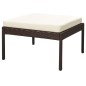 6-tlg. Garten-Lounge-Set mit Auflagen Poly Rattan Braun 6-tlg. Garten-Lounge-Set mit Auflagen Poly Rattan Braun