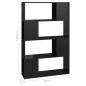 vidaXL Bücherregal Raumteiler Hochglanz-Schwarz 80x24x124,5 cm vidaXL Bücherregal Raumteiler Hochglanz-Schwarz 80x24x124,5 cm