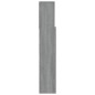 vidaXL Kopfteil mit Ablagen Grau Sonoma 120x19x103,5 cm vidaXL Kopfteil mit Ablagen Grau Sonoma 120x19x103,5 cm