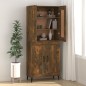 vidaXL Sideboard Räuchereiche 69,5x34x90 cm Holzwerkstoff vidaXL Sideboard Räuchereiche 69,5x34x90 cm Holzwerkstoff