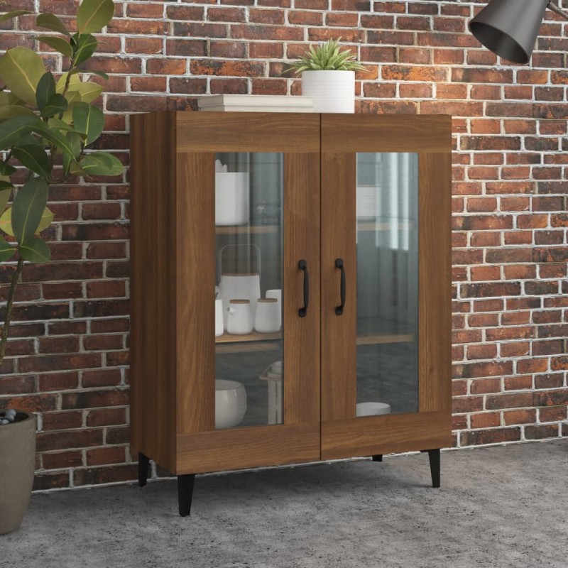 vidaXL Sideboard Braun Eichen-Optik 69,5x34x90 cm Holzwerkstoff vidaXL Sideboard Braun Eichen-Optik 69,5x34x90 cm Holzwerkstoff