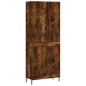 Highboard Räuchereiche 69,5x34x180 cm Holzwerkstoff Highboard Räuchereiche 69,5x34x180 cm Holzwerkstoff