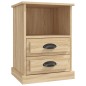 vidaXL Nachttische 2 Stk. Sonoma-Eiche 43x36x60 cm vidaXL Nachttische 2 Stk. Sonoma-Eiche 43x36x60 cm