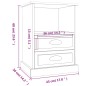 vidaXL Nachttische 2 Stk. Sonoma-Eiche 43x36x60 cm vidaXL Nachttische 2 Stk. Sonoma-Eiche 43x36x60 cm