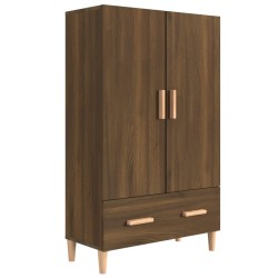 vidaXL Highboard Braun Eichen-Optik 70x31x115 cm Holzwerkstoff