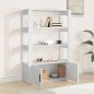 vidaXL Sideboard Weiß 80x30x119,5 cm Holzwerkstoff vidaXL Sideboard Weiß 80x30x119,5 cm Holzwerkstoff