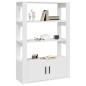 vidaXL Sideboard Weiß 80x30x119,5 cm Holzwerkstoff vidaXL Sideboard Weiß 80x30x119,5 cm Holzwerkstoff