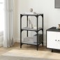 vidaXL Bücherregal Grau Sonoma 40x33x70,5 cm Holzwerkstoff und Stahl vidaXL Bücherregal Grau Sonoma 40x33x70,5 cm Holzwerkstoff und Stahl