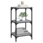vidaXL Bücherregal Grau Sonoma 40x33x70,5 cm Holzwerkstoff und Stahl vidaXL Bücherregal Grau Sonoma 40x33x70,5 cm Holzwerkstoff und Stahl