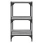 vidaXL Bücherregal Grau Sonoma 40x33x70,5 cm Holzwerkstoff und Stahl vidaXL Bücherregal Grau Sonoma 40x33x70,5 cm Holzwerkstoff und Stahl