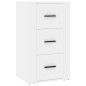 vidaXL Sideboard Weiß 40x33x70 cm Holzwerkstoff vidaXL Sideboard Weiß 40x33x70 cm Holzwerkstoff