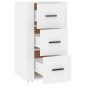 vidaXL Sideboard Weiß 40x33x70 cm Holzwerkstoff vidaXL Sideboard Weiß 40x33x70 cm Holzwerkstoff