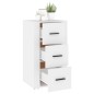 vidaXL Sideboard Weiß 40x33x70 cm Holzwerkstoff vidaXL Sideboard Weiß 40x33x70 cm Holzwerkstoff