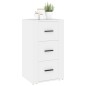 vidaXL Sideboard Weiß 40x33x70 cm Holzwerkstoff vidaXL Sideboard Weiß 40x33x70 cm Holzwerkstoff