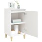 vidaXL Nachttisch Weiß 40x35x70 cm Holzwerkstoff vidaXL Nachttisch Weiß 40x35x70 cm Holzwerkstoff