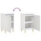 vidaXL Nachttisch Weiß 40x35x70 cm Holzwerkstoff vidaXL Nachttisch Weiß 40x35x70 cm Holzwerkstoff