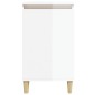 vidaXL Nachttische 2 Stk. Hochglanz-Weiß 40x35x70 cm Holzwerkstoff vidaXL Nachttische 2 Stk. Hochglanz-Weiß 40x35x70 cm Holzwerkstoff