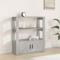 vidaXL Sideboard Betongrau 80x30x90 cm Holzwerkstoff vidaXL Sideboard Betongrau 80x30x90 cm Holzwerkstoff