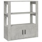 vidaXL Sideboard Betongrau 80x30x90 cm Holzwerkstoff vidaXL Sideboard Betongrau 80x30x90 cm Holzwerkstoff