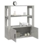 vidaXL Sideboard Betongrau 80x30x90 cm Holzwerkstoff vidaXL Sideboard Betongrau 80x30x90 cm Holzwerkstoff