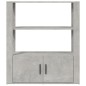vidaXL Sideboard Betongrau 80x30x90 cm Holzwerkstoff vidaXL Sideboard Betongrau 80x30x90 cm Holzwerkstoff