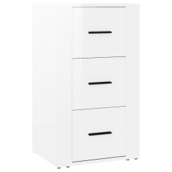 vidaXL Sideboard Hochglanz-Weiß 40x33x70 cm Holzwerkstoff
