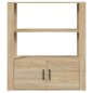 vidaXL Sideboard Sonoma-Eiche 80x30x90 cm Holzwerkstoff vidaXL Sideboard Sonoma-Eiche 80x30x90 cm Holzwerkstoff