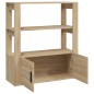vidaXL Sideboard Sonoma-Eiche 80x30x90 cm Holzwerkstoff vidaXL Sideboard Sonoma-Eiche 80x30x90 cm Holzwerkstoff