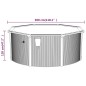 vidaXL Pool mit Sandfilterpumpe und Leiter 300x120 cm vidaXL Pool mit Sandfilterpumpe und Leiter 300x120 cm