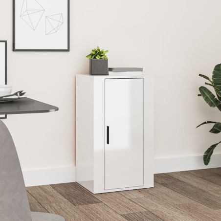 vidaXL Sideboard Hochglanz-Weiß 40x33x70 cm Holzwerkstoff