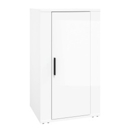 vidaXL Sideboard Hochglanz-Weiß 40x33x70 cm Holzwerkstoff