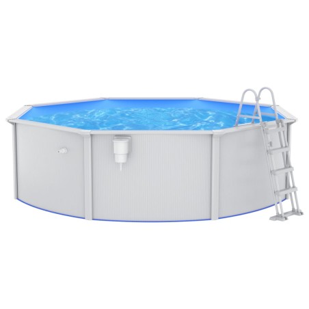 vidaXL Pool mit Sicherheitsleiter 460x120 cm