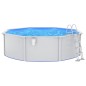 vidaXL Pool mit Sicherheitsleiter 460x120 cm vidaXL Pool mit Sicherheitsleiter 460x120 cm