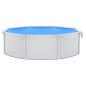vidaXL Pool mit Sicherheitsleiter 460x120 cm vidaXL Pool mit Sicherheitsleiter 460x120 cm