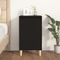 vidaXL Nachttisch Schwarz 40x35x70 cm Holzwerkstoff vidaXL Nachttisch Schwarz 40x35x70 cm Holzwerkstoff