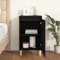 vidaXL Nachttisch Schwarz 40x35x70 cm Holzwerkstoff vidaXL Nachttisch Schwarz 40x35x70 cm Holzwerkstoff