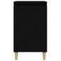 vidaXL Nachttisch Schwarz 40x35x70 cm Holzwerkstoff vidaXL Nachttisch Schwarz 40x35x70 cm Holzwerkstoff