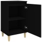 vidaXL Nachttisch Schwarz 40x35x70 cm Holzwerkstoff vidaXL Nachttisch Schwarz 40x35x70 cm Holzwerkstoff