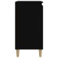 vidaXL Nachttisch Schwarz 40x35x70 cm Holzwerkstoff vidaXL Nachttisch Schwarz 40x35x70 cm Holzwerkstoff