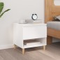vidaXL Nachttisch Weiß 50x46x50 cm Holzwerkstoff vidaXL Nachttisch Weiß 50x46x50 cm Holzwerkstoff