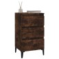 vidaXL Nachttisch Räuchereiche 40x35x70 cm Holzwerkstoff vidaXL Nachttisch Räuchereiche 40x35x70 cm Holzwerkstoff