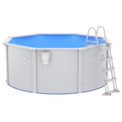 vidaXL Pool mit Sicherheitsleiter 610x360x120 cm