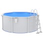 vidaXL Pool mit Sicherheitsleiter 610x360x120 cm vidaXL Pool mit Sicherheitsleiter 610x360x120 cm