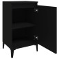 vidaXL Nachttische 2 Stk. Schwarz 40x35x70 cm Holzwerkstoff vidaXL Nachttische 2 Stk. Schwarz 40x35x70 cm Holzwerkstoff