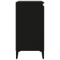 vidaXL Nachttische 2 Stk. Schwarz 40x35x70 cm Holzwerkstoff vidaXL Nachttische 2 Stk. Schwarz 40x35x70 cm Holzwerkstoff