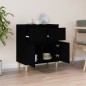 vidaXL Sideboard Schwarz 60x35x70 cm Holzwerkstoff vidaXL Sideboard Schwarz 60x35x70 cm Holzwerkstoff