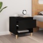 vidaXL Nachttisch Schwarz 50x46x50 cm Holzwerkstoff vidaXL Nachttisch Schwarz 50x46x50 cm Holzwerkstoff
