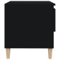 vidaXL Nachttisch Schwarz 50x46x50 cm Holzwerkstoff vidaXL Nachttisch Schwarz 50x46x50 cm Holzwerkstoff