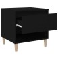 vidaXL Nachttisch Schwarz 50x46x50 cm Holzwerkstoff vidaXL Nachttisch Schwarz 50x46x50 cm Holzwerkstoff